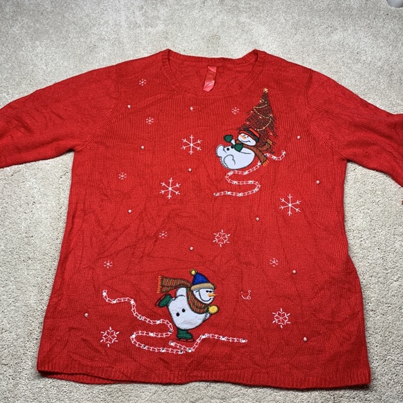 ❤️ Snowman Ugly Christmas Sweater - Picture 8 of 10
